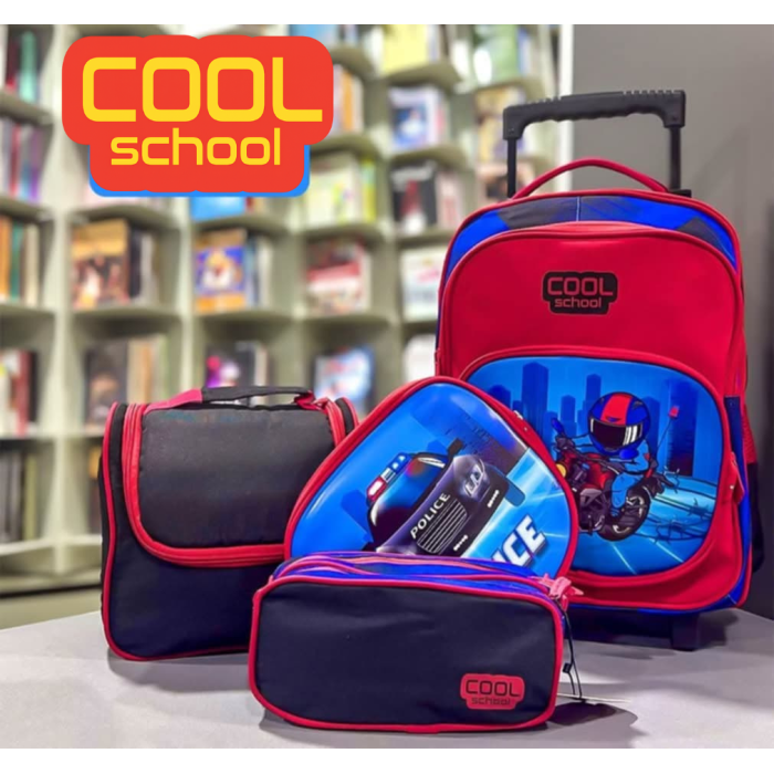 Pack 3 pièces : Sac à dos double face + Porte goûter + Trousse