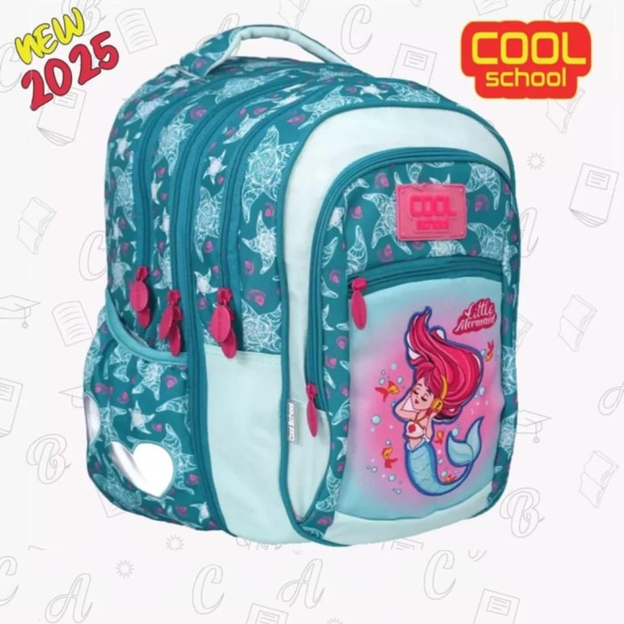 Sac à Dos Ergo 2en1 Sirène COOL SCHOOL – Modulable, Féérique & Ultra Pratique