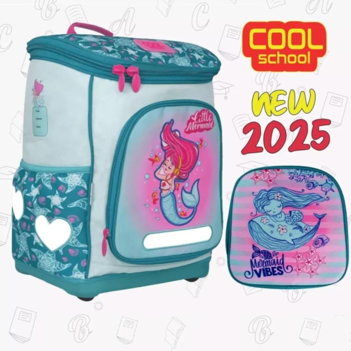 Sac à Dos Ergo M Sirène & Mermaid COOL SCHOOL – Magique, Ergonomique & Interchangeable